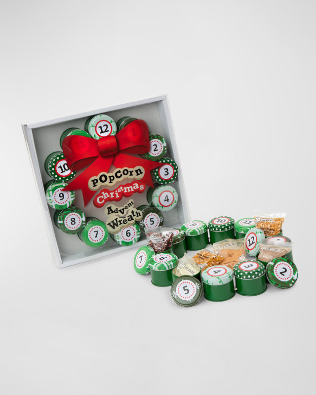 Popcorn Christmas Advent Wreath